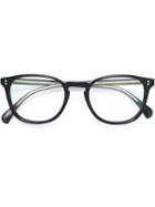 Oliver Peoples 'finley' Glasses, Black, Acetate