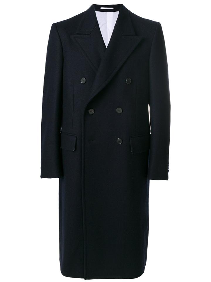 Calvin Klein 205w39nyc Double Breasted Coat - Blue