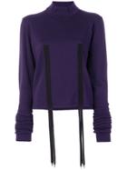 Circus Hotel Drawstring Sweatshirt - Pink & Purple