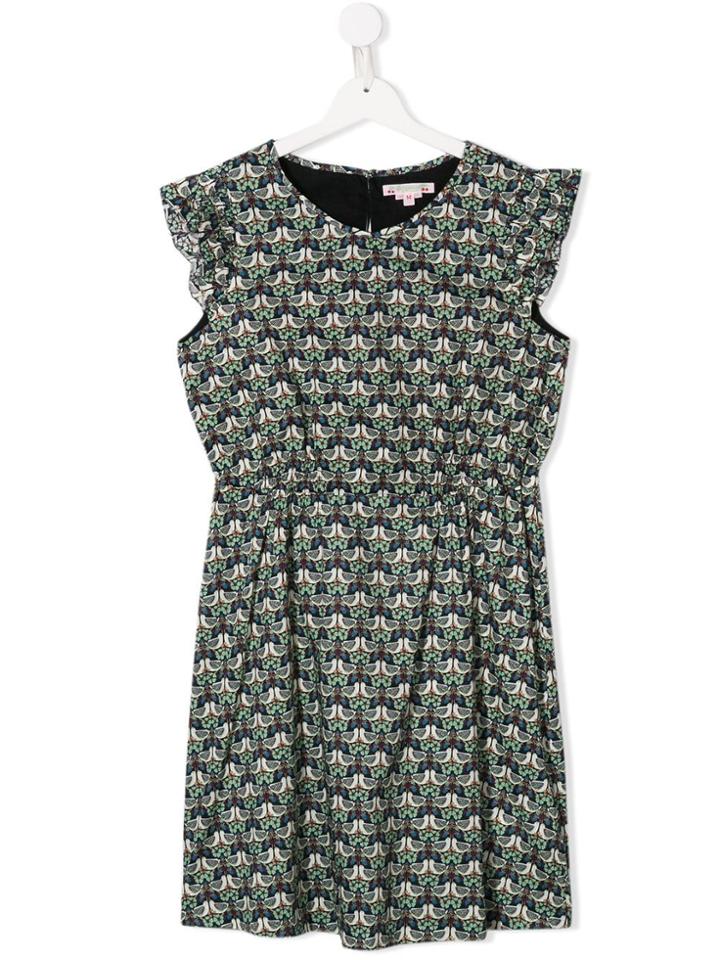 Bonpoint Teen All-over Print Dress - Black