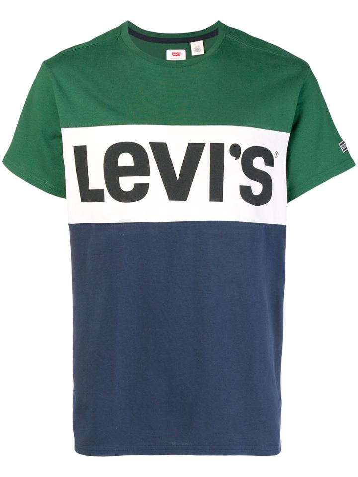 Levi's Colour Block Logo T-shirt - Green