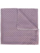Pal Zileri - Floral Printed Scarf - Men - Cotton/cashmere - One Size, Pink/purple, Cotton/cashmere