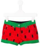 Stella Mccartney Kids Watermelon Shorts, Girl's, Size: 8 Yrs, Red