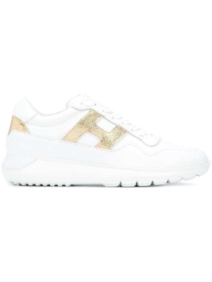 Hogan Side Logo Sneakers - White