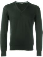 Tagliatore 'mick' Jumper, Men's, Size: 50, Green, Virgin Wool