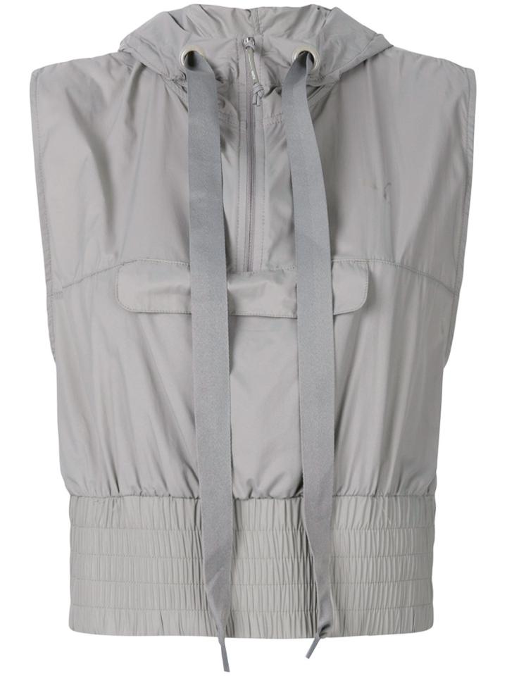 Puma Half Zip Sleevless Top - Grey