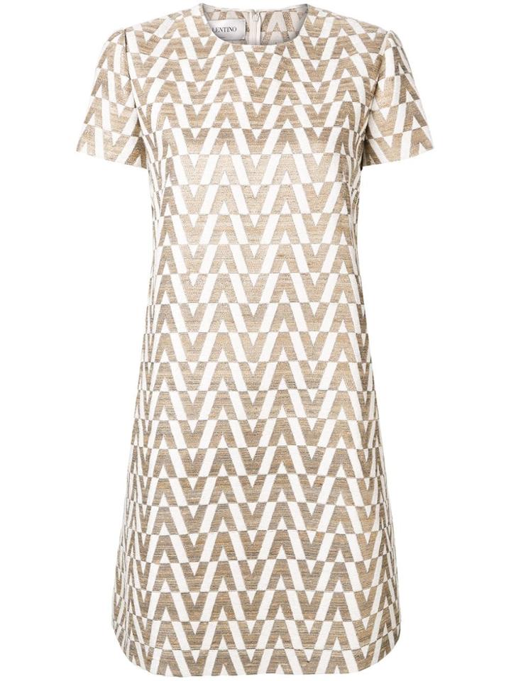 Valentino Optical Valentino Shift Dress - Neutrals
