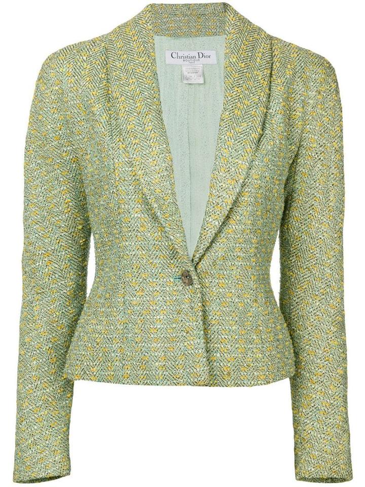 Christian Dior Pre-owned Lurex Bouclé Jacket - Multicolour
