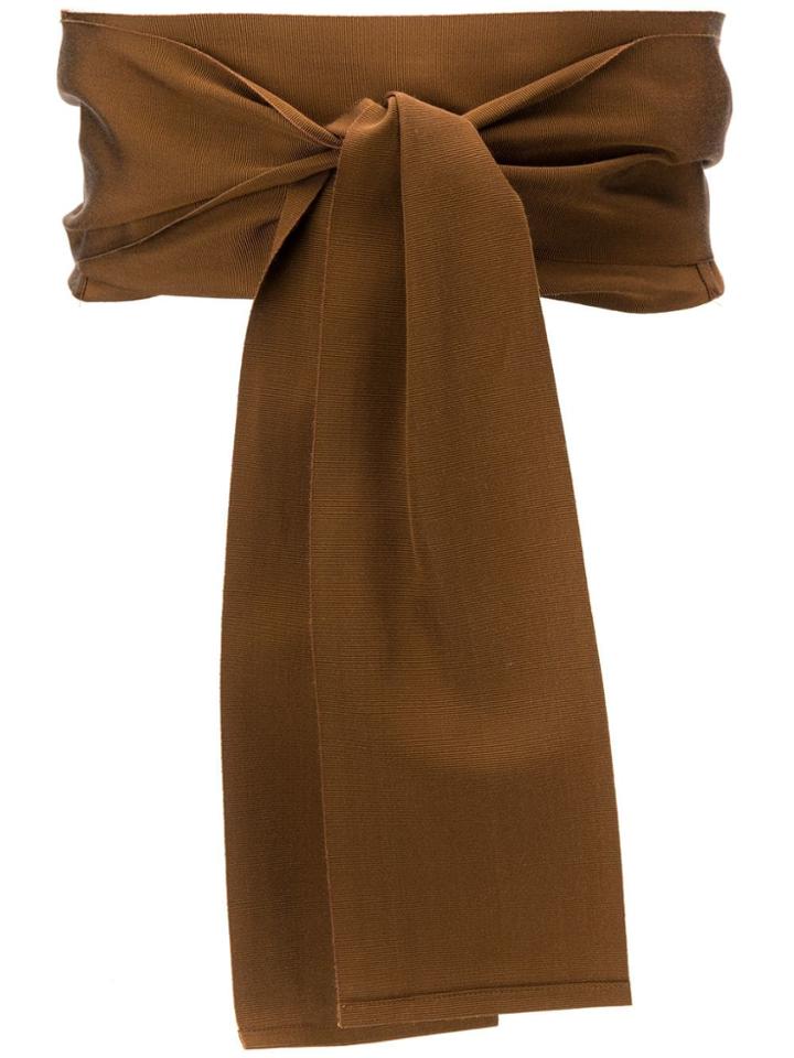 Sara Roka Wrap Belt - Brown