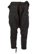 Faith Connexion Drop-crotch Cropped Trousers, Women's, Size: Small, Black, Cotton