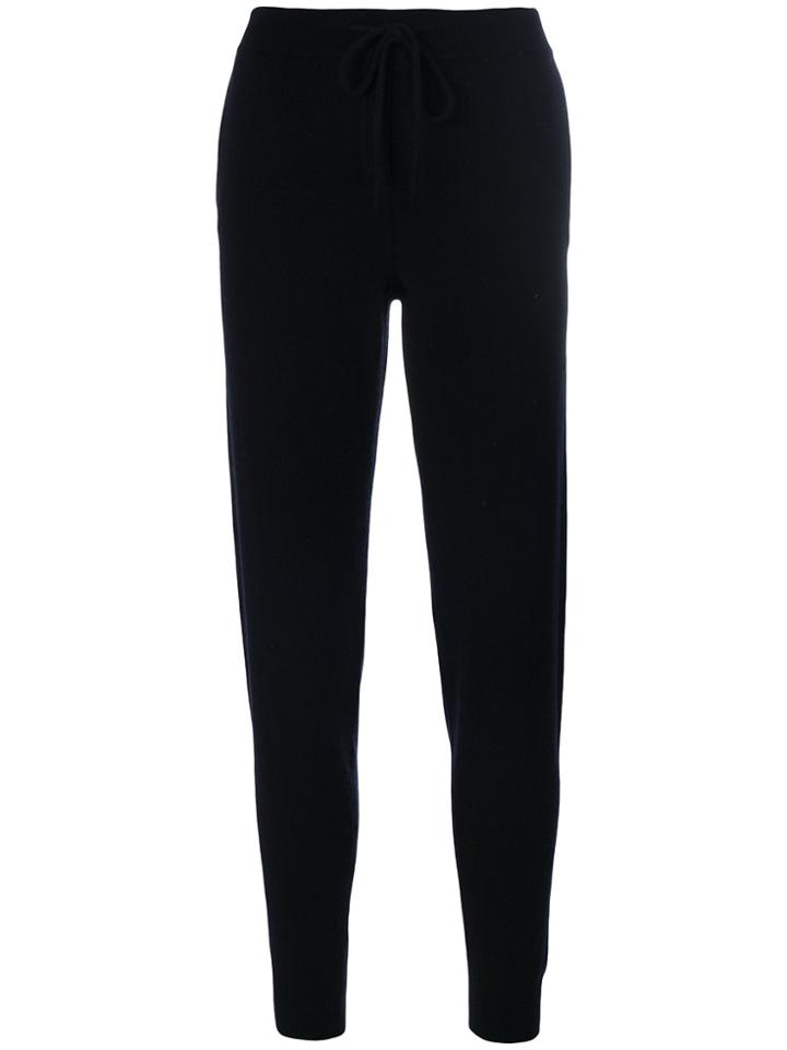 Chinti & Parker Cashmere Heart Burst Track Pants - Blue