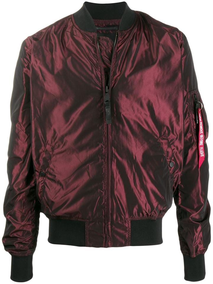 Alpha Industries Flight Bomber Jacket - Red