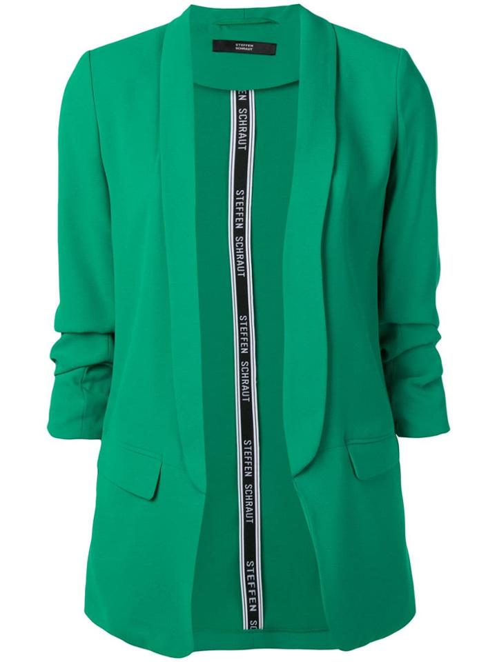 Steffen Schraut Shawl Lapel Blazer - Green