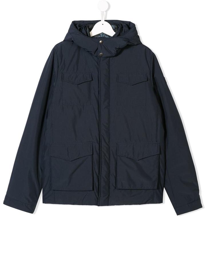 Woolrich Kids Teen Padded Coat - Blue