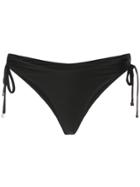 Fleur Du Mal High Leg Bikini Bottom - Black