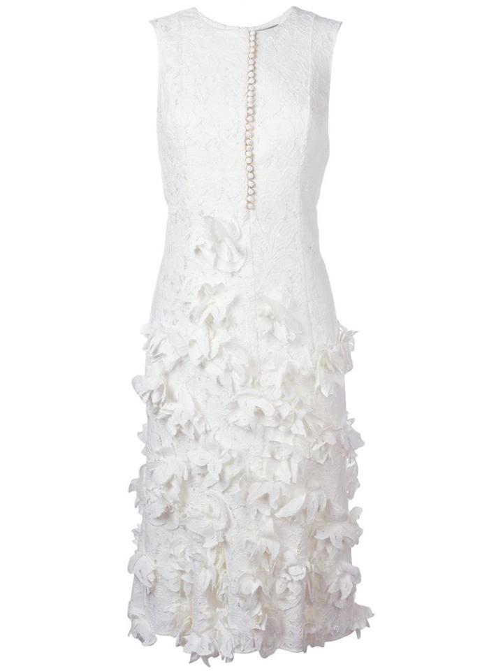 Ermanno Scervino Floral Lace Appliqué Dress