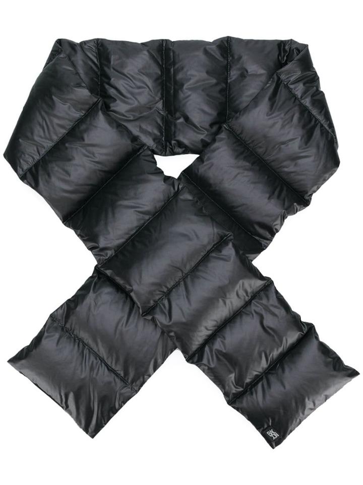 Bacon Puffer Scarf - Black