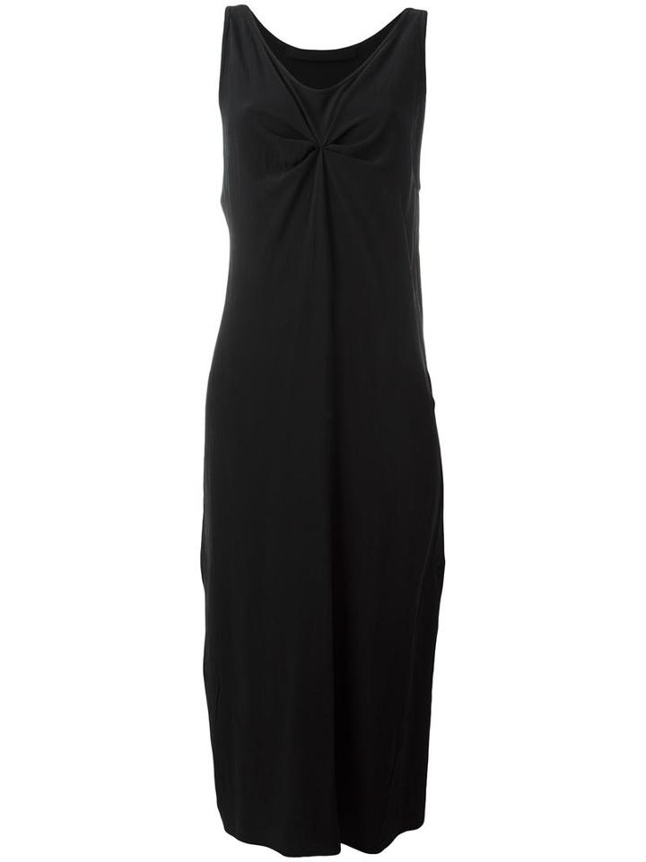 Atelier Suppan Ruched Detail Dress, Women's, Size: 0, Black, Silk