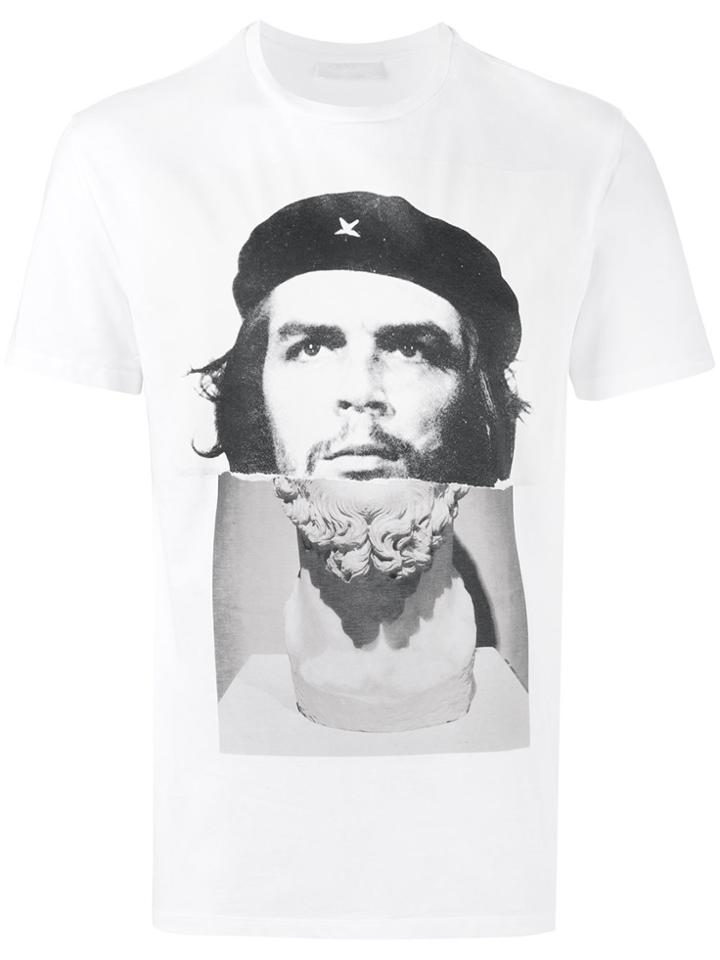 Neil Barrett Hybrid Marble Guevara T-shirt - White