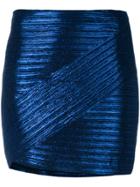 Iro Fitted Mini Skirt - Blue