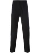Fendi Slim Track Pants, Men's, Size: 46, Black, Polyamide/wool
