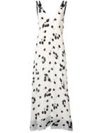 3.1 Phillip Lim Cerise Print Maxi Dress - White