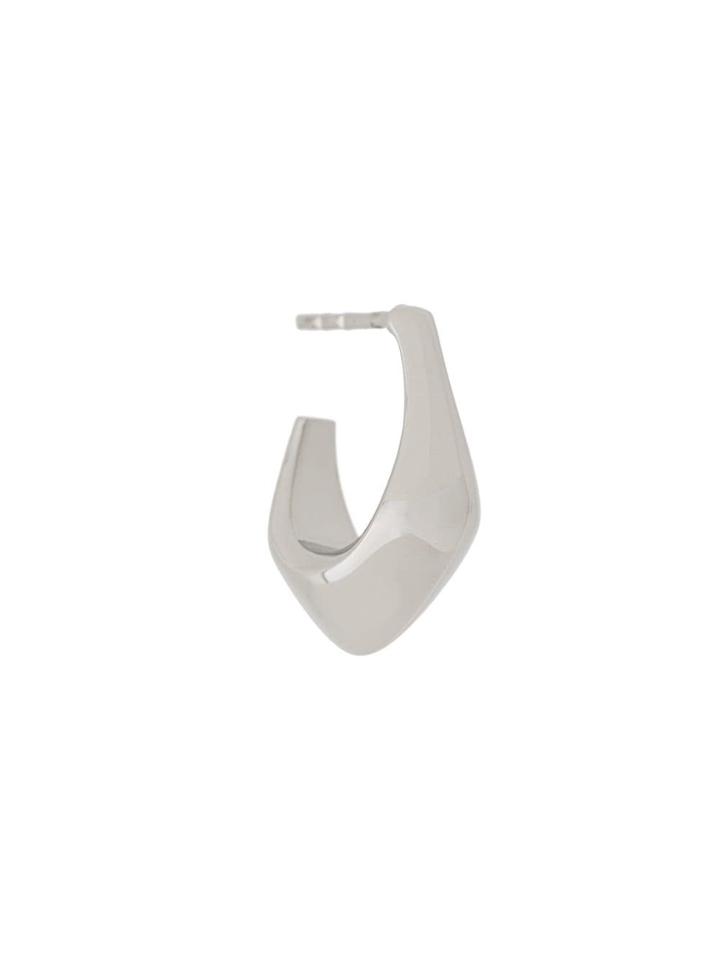 Lemaire Geometric Hoop Earring - Silver