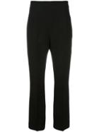 Altuzarra Flared Tailored Trousers, Women's, Size: 38, Black, Virgin Wool/polyester