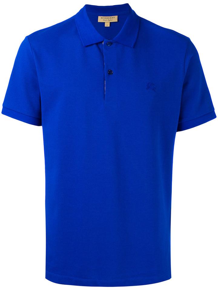 Burberry Classic Polo Top, Men's, Size: Xxl, Blue, Cotton