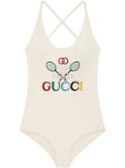 Gucci Gucci Tennis Swimsuit - White