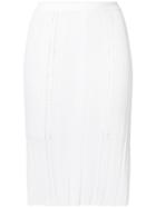 Mrz Pencil Skirt - White