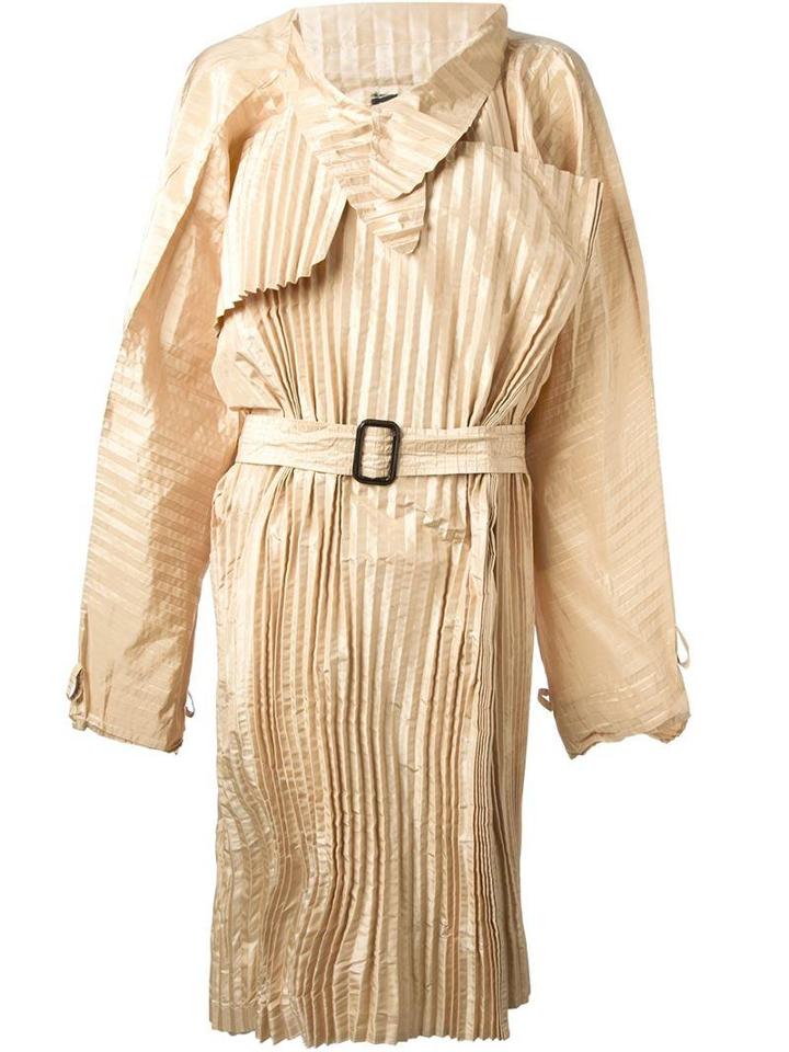 Jean Paul Gaultier Pleated Light Coat