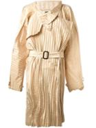 Jean Paul Gaultier Pleated Light Coat