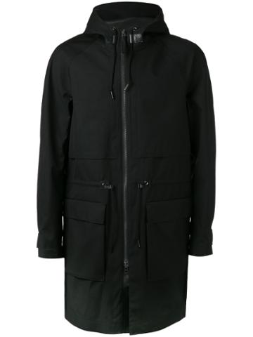 Mackage Amos Parka Coat, Men's, Size: 52, Black, Polyester/rayon/leather