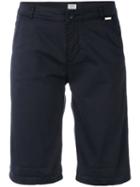 Woolrich - Chino Shorts - Women - Cotton/spandex/elastane - 27, Blue, Cotton/spandex/elastane