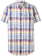 Barbour Short Sleeve Plaid Shirt - Blue