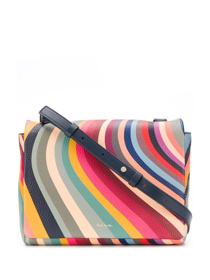 Paul Smith Multicolour Print Shoulder Bag - Blue