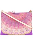 Etro Scarf Print Crossbody Bag, Women's, Pink, Cotton/polyester/pvc