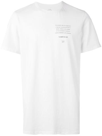 Stampd - Voir Dire T-shirt - Men - Cotton - Xs, White, Cotton