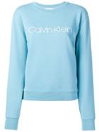 Calvin Klein Logo Print Sweatshirt - Blue