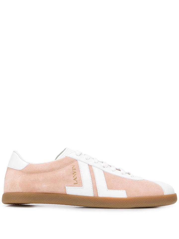 Lanvin Jl Logo Sneakers - Pink