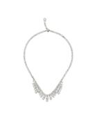Susan Caplan Vintage 1950's Crystal Necklace - Silver