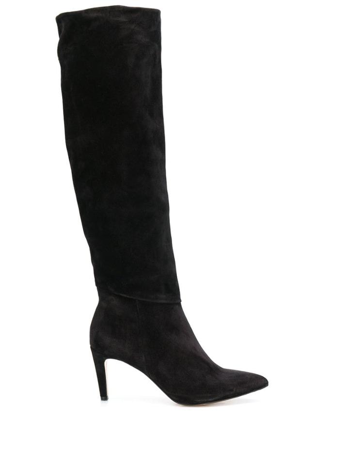 Parallèle Pointed Toe Boots - Black