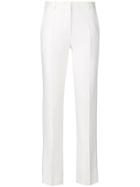 Victoria Beckham Satin Tuxedo Trousers - White