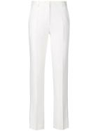 Victoria Beckham Satin Tuxedo Trousers - White