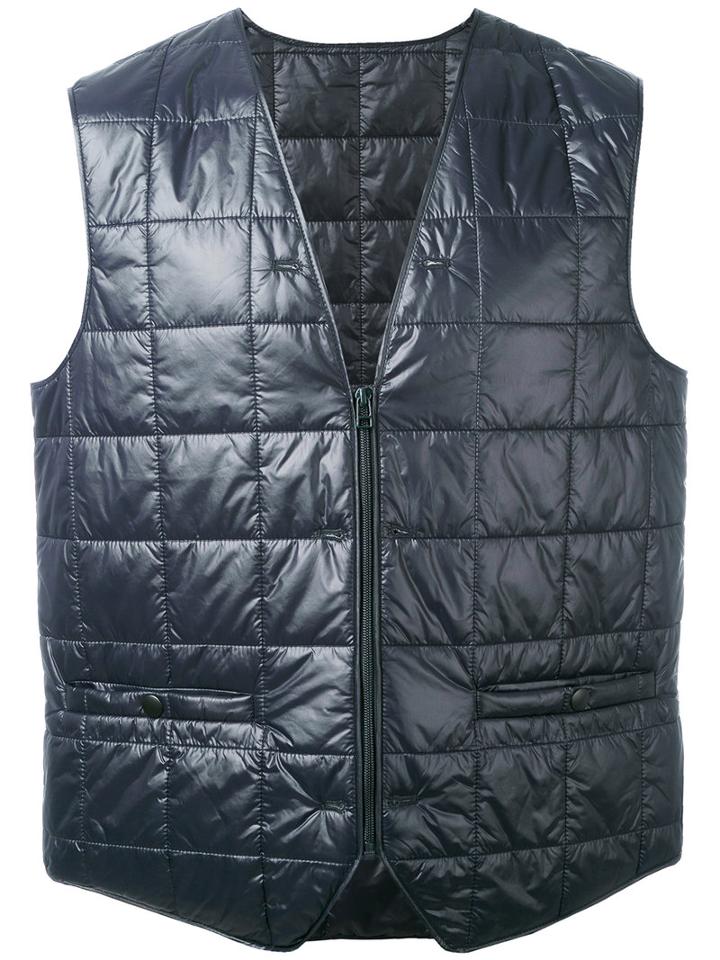 Stutterheim - Padded Vest - Men - Nylon/polyester - L, Blue, Nylon/polyester