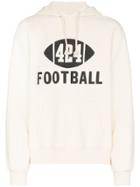 424 Football Logo Hoodie - Neutrals