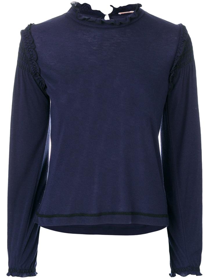 See By Chloé Ruffle Blouse - Blue