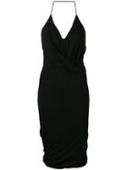 Tom Ford Ruched Front Dress - Black