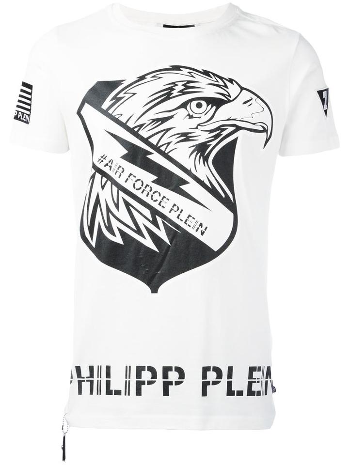 Philipp Plein 'make Trouble' T-shirt, Men's, Size: Medium, White, Cotton